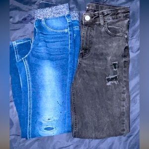 Two jeans. Kids size 10-12.